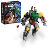 LEGO Star Wars Boba Fett Mech Buildable Star Wars Action Figure, Posable Mech Inspired by The Iconic Star Wars Bounty Hunter, Features a Buildable Shield, Stud Blaster and Jetpack, 75369