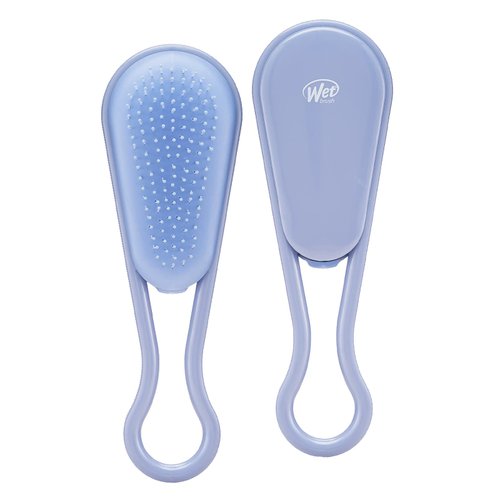 Wet Brush Pure and Clean Detangling Brush, Blue - All Hair Types - Ultra-Soft IntelliFlex Detangler Bristles Glide Through Tangles with Ease - Pain-Free Comb for Men, Women, Boys and Girls