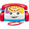 Fisher-Price Toddler Pull Toy Chatter Telephone Pretend Phone with Rotary Dial and Wheels for Walking Play Ages 1+ years