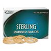 Alliance Rubber 24325 Sterling Rubber Bands Size #32, 1 lb Box Contains Approx. 950 Bands (3" x 1/8", Natural Crepe) Beige