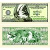25 Classic Santa Million Dollar Bills with Bonus “Thanks a Million” Gift Card Set