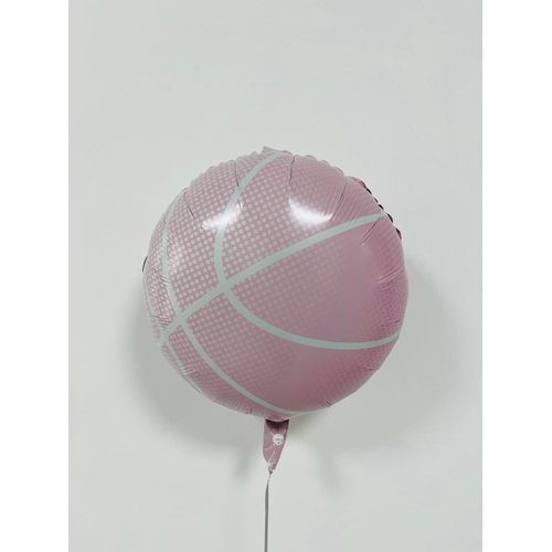 CYMYLAR 8pcs Pink Basketball Balloons for Basketball Birthday Party Decorations,Sports Theme bitrhday Party Decorations Balloons for Girl.