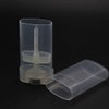 WinldMonmo 3Pcs Transparent 15ml Empty Refillable Deodorant Containers, Plastic Lip Balm Tubes, Lip Gloss Holders, Can be Used Repeatedly