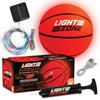 MindWare Glow Basketball Court Set with Bonus Solar-Powered Hoop Lights - Ages 5 and Up