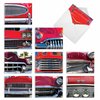 The Best Card Company 10 Assorted Thank You Notes Box Set 4 x 5.12 Inch with Envelopes (10 Designs, 1 Each) CAR AND GRILLE: 10 Assorted Thank You Note Cards w/Matching Envelopes. M2120