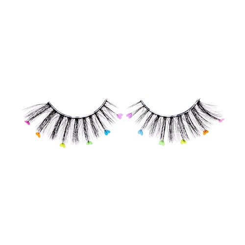 PaintLab Synthetic Lashes, Pure Love, Reusable False Eyelashes with Lightweight Band, Fun Look for Kids, Teens & Women, 1 Pair