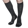 Wanderlust Knee-High Merino Wool Compression Socks Charcoal, Medium: Shoe Sizes 5-9