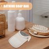 FOMIYES 4pcs Soap Bag Exfoliating Soap Saver Pouch Exfoliator Sponge Holder Soap Pocket Drawstring Bags Body Scrubber Hanging Rope Bags Foam Net for Bath Shower