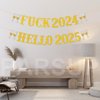 Hello 2025, Happy New Year Banner, New Years Eve Party Supplies 2025 | Happy New Year Party Decorations | NYE Party Decorations | Happy New Year Sign