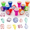 24 Pcs Ice Cream Stampers for Boys Girls, Candyland Donut Party Supplies Favors, Classroom Rewards Prizes, Goody Bag Treat Bag Stuff for Sweet Candy Birthday Party Fiesta Pinatas Gifts(Ice cream)