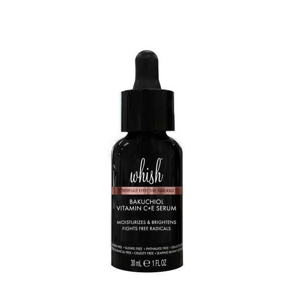 Whish Bakuchiol Vitamin C+E Serum, 1oz