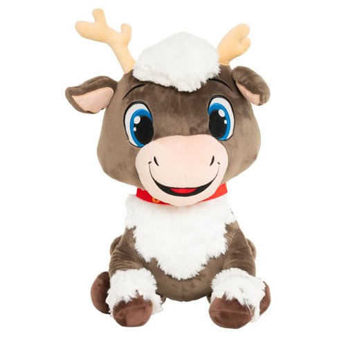 Franco Collectibles Reindeer in Here Blizzard Bedding Super Soft Plush Decorative Throw Pillow, (Officially Licensed Product)