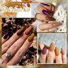 MTSSII 12 Colors Brown Gel Nail Polish Set, Fall Winter Gel Nail Polish Kit, Soak Off UV/LED Nail Polish Nail Art Design Salon Home Gifts for Women