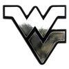 FANMATS 60388 West Virginia Mountaineers Molded Chrome Plastic Emblem