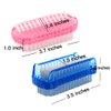Nail Brush Two Sided Fingernail Scrub Brush Hand Cleaning Brushes Soft Stiff Bristles Nails Toes scrubber for Men Women Kids,4 PCS