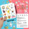 184 Pieces Easter Temporary Tattoos Stickers,12 Sheets Easter Egg Bunny Themed Tattoos Stickers,Fun Easter Basket Stuffers,Goodie Bag Fillers,Classroom Rewards