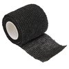 Juvale 12-Rolls Self Adhesive Bandage Wrap, Vet Tape - 2 in x 5 Yds Breathable, Elastic Cohesive Wrap Tape for Wrist, Swelling, Sports, Tattoo (Black)