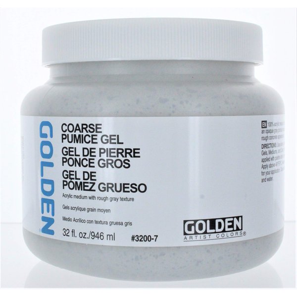 Golden Acrylic Medium, 32 Oz, Coarse Pumice Gel
