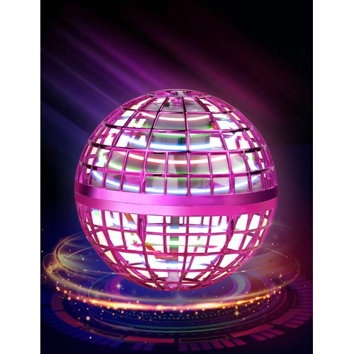 Galaxy Ball 2024 Upgraded, 2Pack Hand-Controlled Flying Orb Ball Toy, Boomerang Ball Fly Fidget Spinner for Kids, Cosmic Globe 360°Rotating Spinning Hover Ball Indoor Outdoor Spinner(Blue & Purple)