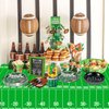 Football Party Supplies for 20 Guests, Disposable Tableware Set includes Football Formation Tactics Plates, Football Napkins, Football Field Tablecloth for Football Game Day, Football Birthday Party