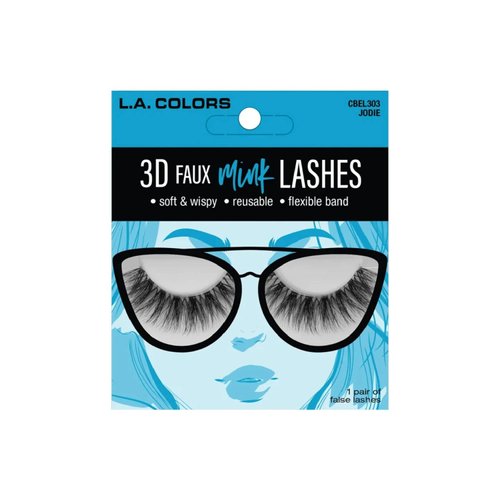 L.A. COLORS 3D Faux Mink Lashes, Jodie CBEL303