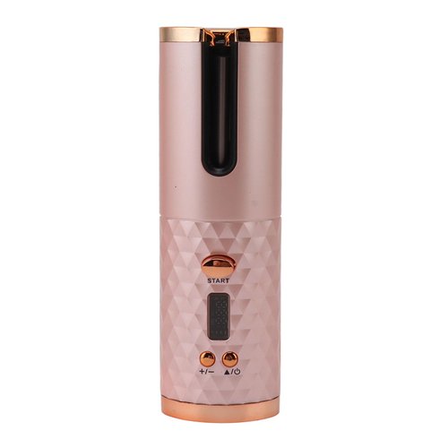 Cordless Automatic Curling Iron, USB Rechargeable Curling Wand with LCD Display for Styling, Portable Travel Styler