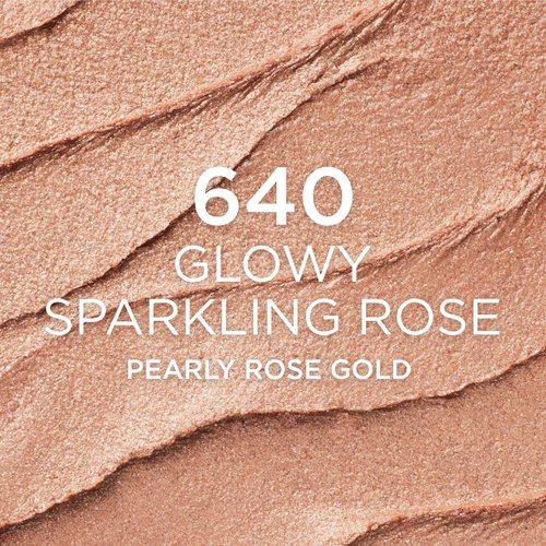 L’Oréal Paris Lumi Le Glow Highlighter Stick, Luminous, Satin, Glowy Highlighter for Face and Body, 640 Sparkling Rose, 0.25 Oz