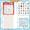 Alphabet Bingo Game Kids Sight Word Bingo Set Number Letter Animal Board Game for Kindergarten Preschool Counting and Matching Skills Development Family Game Night Classic Educational Supplies