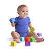Bright Starts KaledioCubes 9pk Stack & Squeeze Blocks Baby Bath Toys - Play & Learn with Colors, Numbers & Shapes, Ages 3 Months+, Multicolor