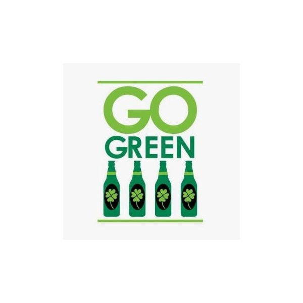 Go Green Irish Beverage Napkins 18 Per Pack