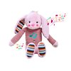 Lumio Interactive Musical Plush Toy with Lights & Sounds, Sensory Development Toy for 1-6, 6-12 Month Babies, Ideal for Tummy Time, Rhythm Learning, and First Birthday Gifts – Bunny (Bunny)