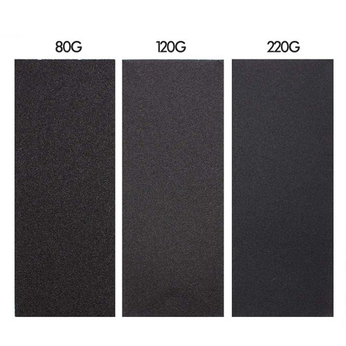 Annietfr 80 Grit 120 grit 220 Grit Assorted Grit Sandpapers for Wood Furniture Finishing, Metal Sanding and Automotive Polishing, 9 x 3.6 Inch Dry or Wet Sanding Sheets (15pcs)