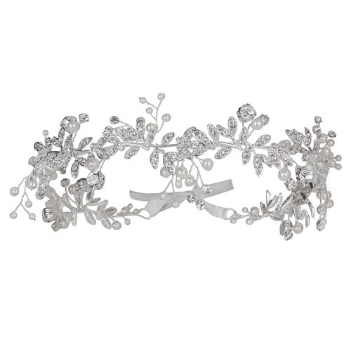 Vijiv Vintage Wedding Accessories Bridal Headpiece Flower Crown Headband Hair Wreath