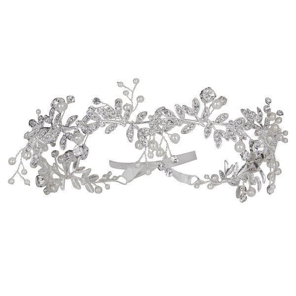 Vijiv Vintage Wedding Accessories Bridal Headpiece Flower Crown Headband Hair Wreath