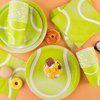 durony 96 Pieces Tennis Party Supplies Tableware Set Include Tennis Paper Plates Napkins and Cups Tennis Dessert Plates for Tennis Sports Party Decorations, Serve 24 Guests