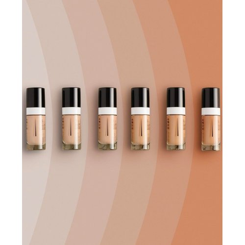 Radiant Professional Wonderlight Serum Liquid Foundation for Makeup Kit - Alternative to Bronzer Powder - Color Corrector & Under Eye Concealer - Matte Eyeshadow Base - 1.01 oz - Porcelain Beige (01)