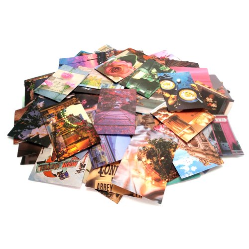 100 Pcs Vintage Scrapbooking Stickers Supplies Kit, Aesthetics Scenery Traveler Decor Literary Landscape Nature Stickers for Junk Bullet Journals Planners Stickers Art Craft Kits