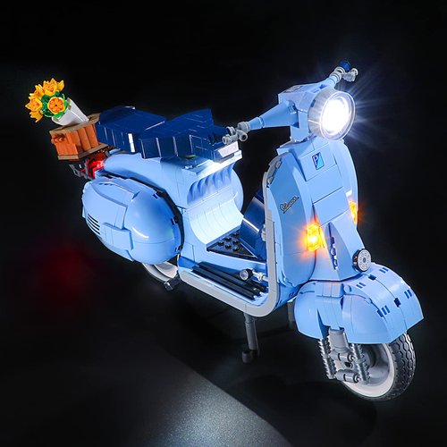 YEABRICKS LED Light Kit for Lego - Creator Vespa 125 Building Blocks Model, LED Light Set Compatible with 10298(Lego Set NOT Included)