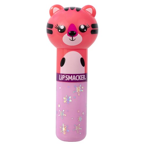 Lip Smacker Lippy Pals Lip Balm, Flavored Moisturizing, Smoothing Soft Shine, Hydrating & Protecting Fun Tasty Flavors, Cruelty-Free & Vegan - Tiger Stronger Strawberry