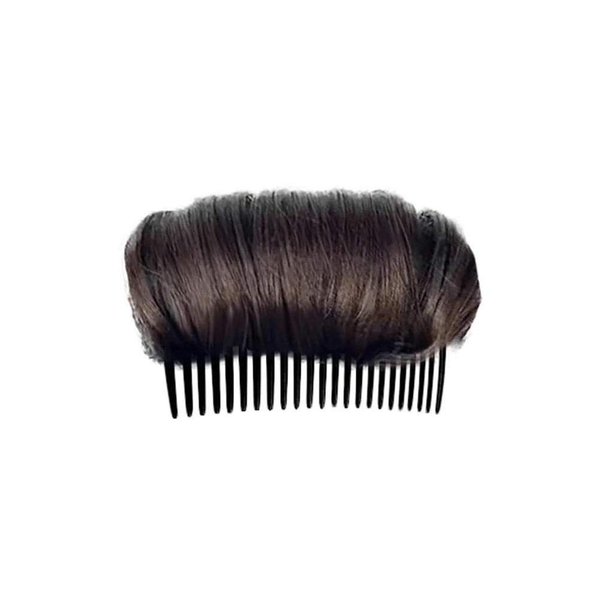 Hidyliu Bump Up Comb Clip Hair Bun Hair Base Set Sponge Styling Insert Braid Tool Hair Bump Up Hair Accessories Volume Insert Set for Women Girls DIY Hairstyle Beauty Tool (Dark Brown)