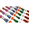 Dondor Enterprises Mini Foam Sports Ball Rocket Launcher Party Favors, Basketball, Baseball, Soccer, Football Foam Rocket Party Favors (12)