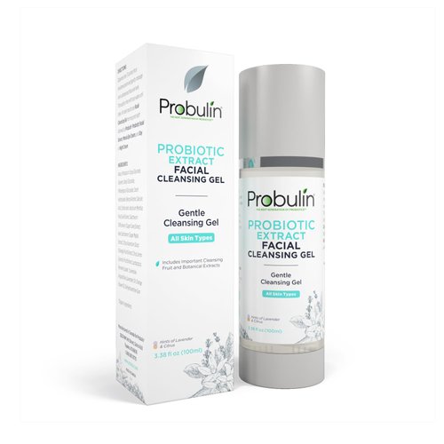 Probulin Probiotic Extract Facial Cleansing Gel - Exfoliates & Cleanses - 3.38 fl oz
