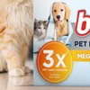 Bounce Pet Hair and Lint Guard Mega Dryer Sheets with 3X Pet Hair Fighters, Unscented, 130 Count