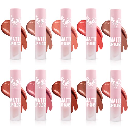 VIOLA HOUSE Lipstick Lip Liner Set, Matt Lipstick Liquid, Lip Liner Waterproof and Non-Fading, Nude Lip Liner Lip Gloss. (7)