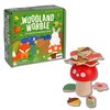 Petit Collage: Woodland Wobble | Wooden Stacking Game for Kids | Roll The Die and Stack The Objects on The Mushroom | Don't let The Tower Fall!| Great for Ages 4+