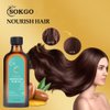 Moroccan Argan Treatment Hair Oil for Luxurious Hair Care and Repair, Extra Strength Argan Treatment Hair Oil Treatment for Split Ends, Frizzy Hair and Flyaways
