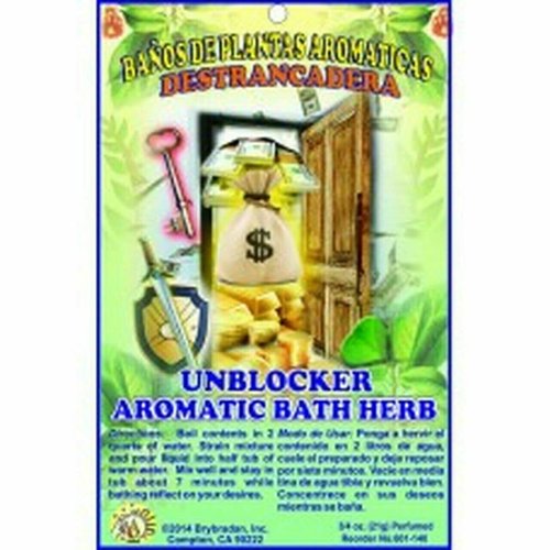 1 PC Aromatic Soothing Herbal Bath UNBLOCKER DESTRANCADERA BANO DE PLANTAS AROMATICAS - Made in USA - 1 OZ