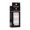 KISS imPRESS No Glue Mani Press-On Nails, Premium, Best Life', Blue, Medium Size, Almond Shape, Includes 30 Nails, Prep Pad, Instructions Sheet, 1 Manicure Stick, 1 Mini File