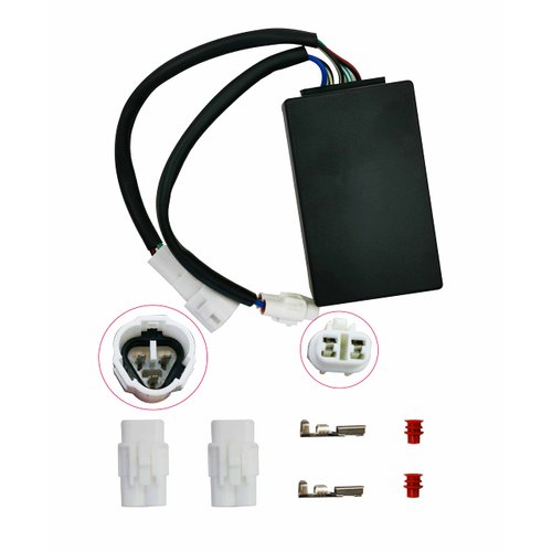 Ignition CDI Box&Ignition Coil&Starter Solenoid Relay Replacement for Kawasaki Bayou 300 KLF300 1989-2004