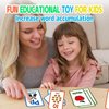 TUNJEJINY Toddler Flash Cards,144 PCS Alphabets, Numbers,Colors&Shapes, First Words with Tracing and Wiping Preschool Learning Toddler Activities Kindergarten Educational Toys